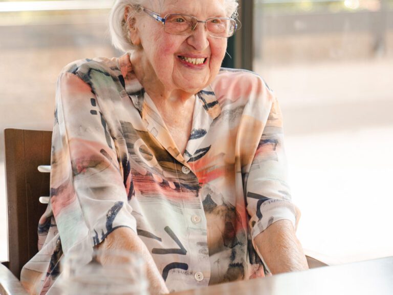 Marie-Louise Lüthi, Bewohnerin Viva Luzern Staffelnhof