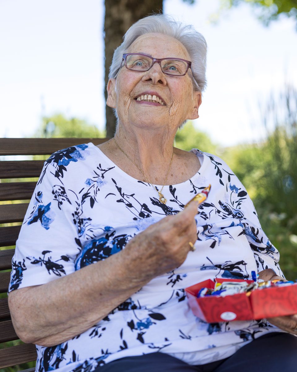 Rita Richard, Bewohnerin Viva Luzern Staffelnhof