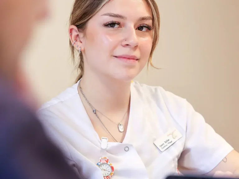 Laura Bühler, Pflegefachfrau im Viva Luzern Dreilinden
