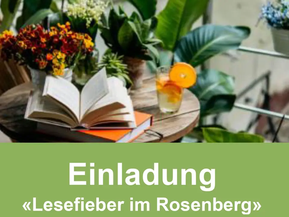 Einladung «Lesefieber im Rosenberg»